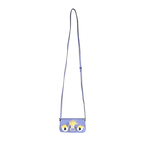 Fendi Periwinkle Bag Bug Micro Baguette - Picture 2 of 6